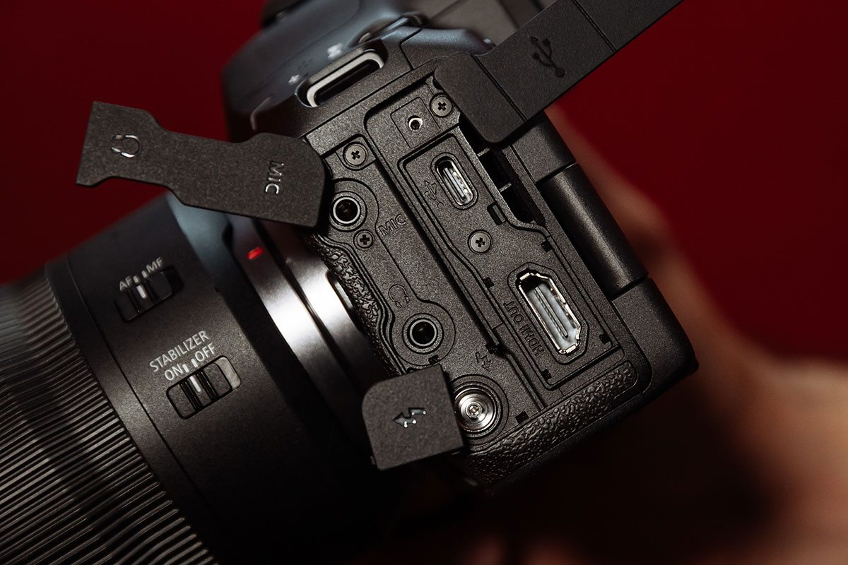 Uscita HDMI tipo A per Canon EOS R1 e R5 MarkII per od n.o 122